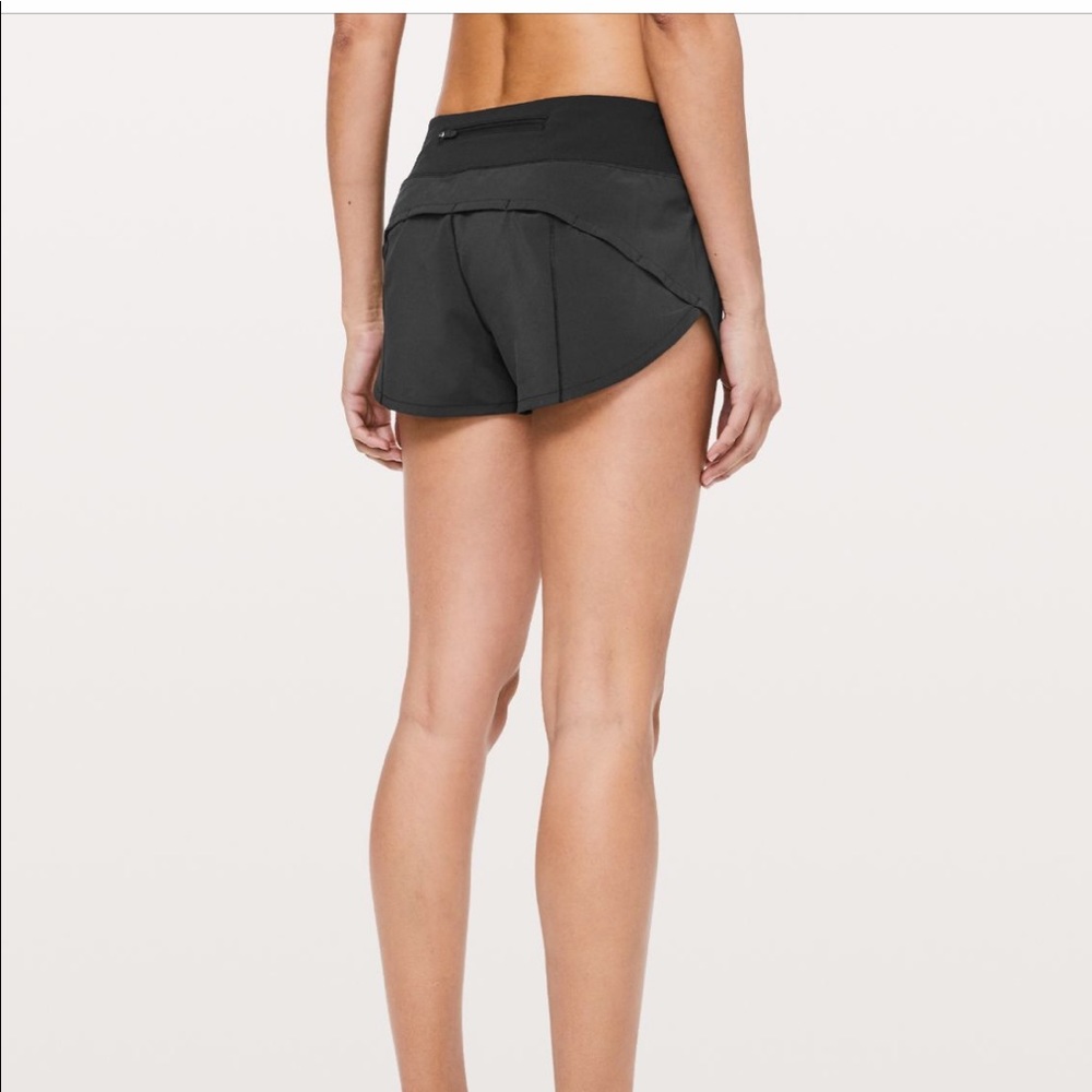 LULULEMON BLACK SHORTS SIZE 6